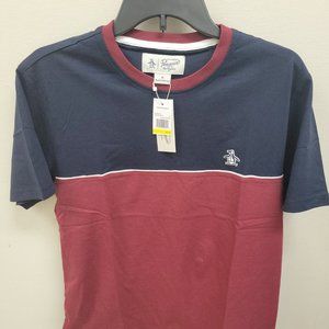 Original Penguin Two-Tone Short Sleeve Tshirt-Medium